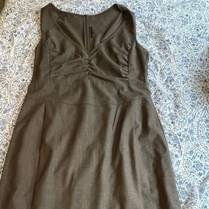 Sisley Gray midi dress